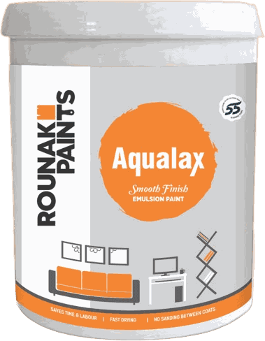 Aqualax Smooth Finish Emulsion — Smooth-finish emulsion for everyday elegance.