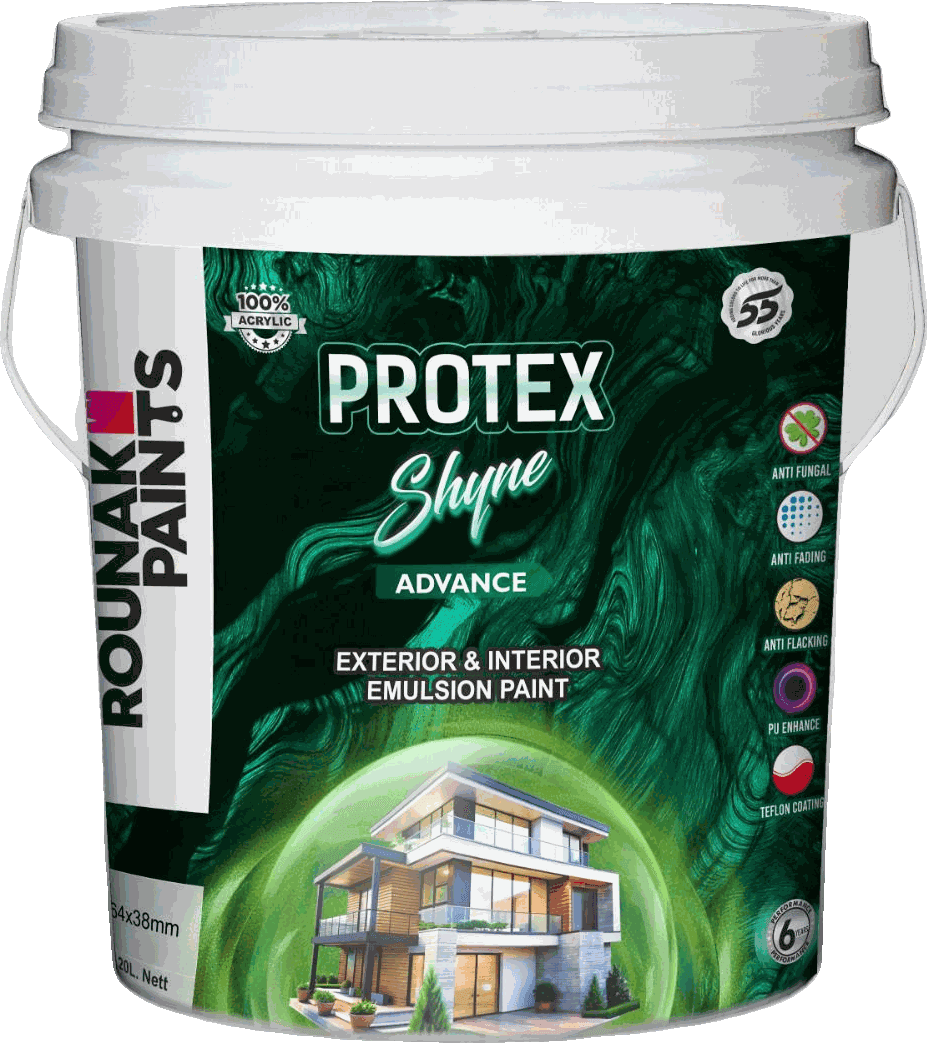 Protex Shyne Exterior Emulsion — One emulsion for outside and in.