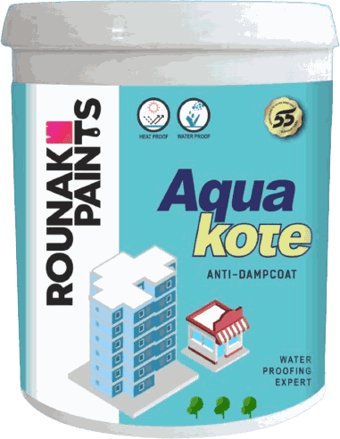 Aquakote Anti-Dampcoat — Stops damp before it spoils the wall.