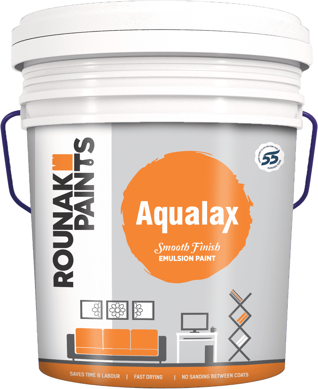 Aqualax Acrylic Distemper — Smooth acrylic distemper for everyday interiors.