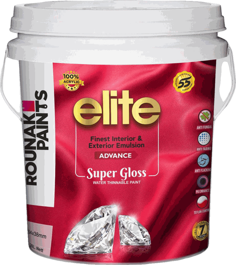 Elite Super Gloss — The Elite range's finest high-gloss water-base enamel.