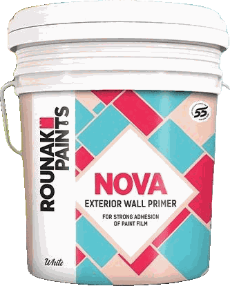 Nova Exterior Cement Primer — The white base coat exteriors are built on.